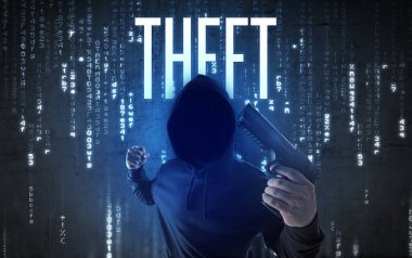 THFT yazıtlı meçhul hacker, hack konsepti