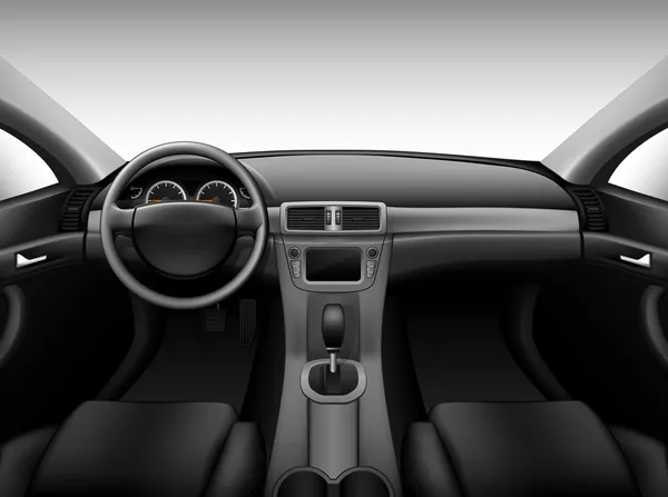 Salpicadero - interior del coche — Vector de stock