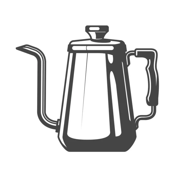 Icône Cuisine Thé Cafetière Bouilloire Vecteur Théière — Image vectorielle