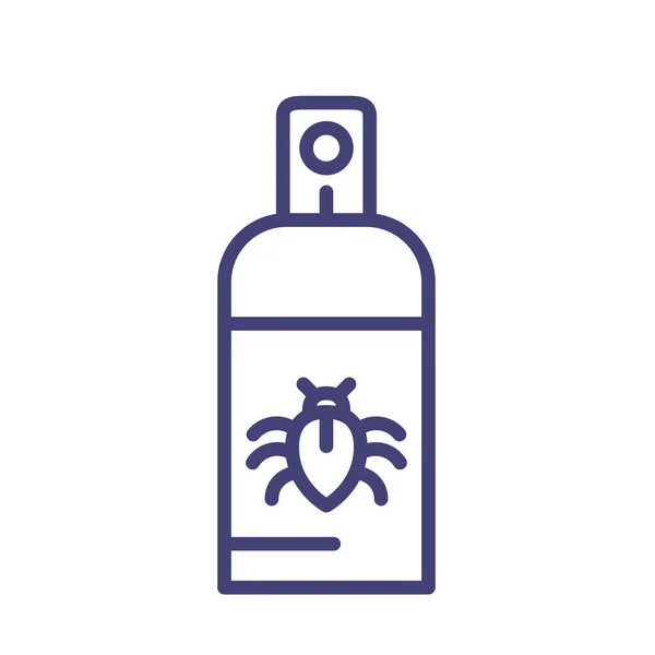 Insect Hand Sprayer Pocket Mosquito Aerosol Hand Disinfection Spray Icon — 图库矢量图片