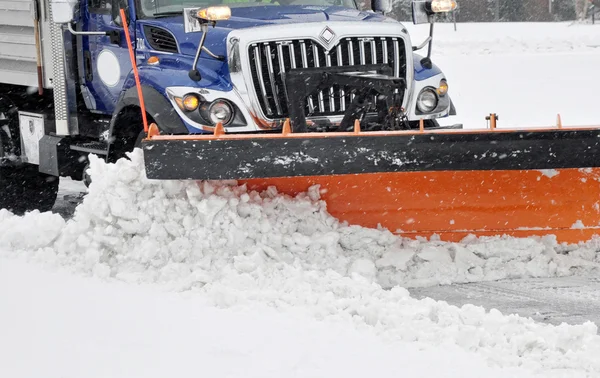 Snow plow Royalty Free Stock Images