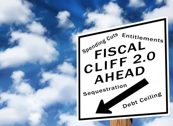 Fiscal cliff 2.0 Royalty Free Stock Photos