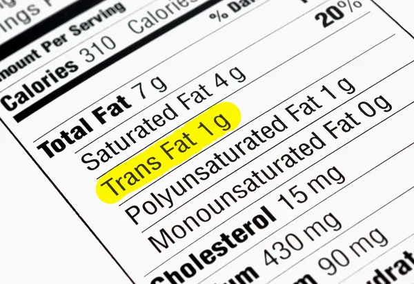 Trans Fat — Stock Photo, Image