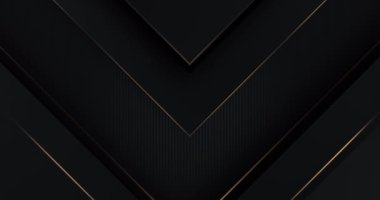 4k animated golden triangles lines. Abstract luxury premium design. Geometric triangle borders with copy space in center. Vertical stripes, men style. Modern VIP fashion Black Friday banner. Swipe up