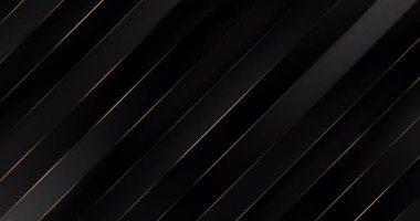 4k Soyut Lüks Gri Gradyan arka planlar Çapraz altın metalik çizgiler. Geometrik grafik hareket animasyonu. Kusursuz kıvrımlı koyu fon. Basit zarif evrensel asgari 3d satış BG