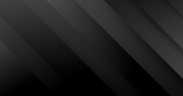 Abstrato Luxo Preto Fundo Gradiente Cinza Com Listras Diagonais Animação — Vídeo de Stock