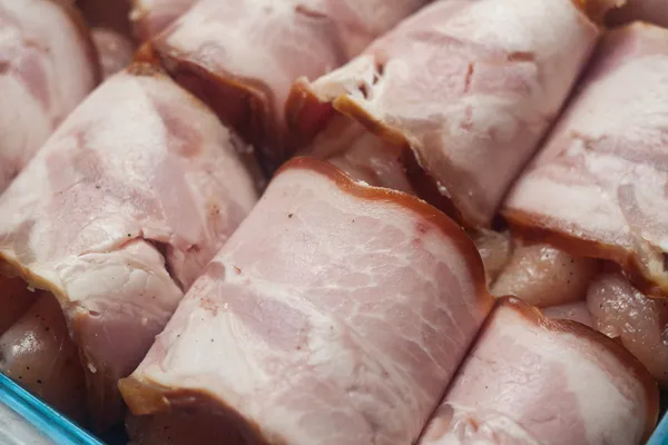 Rouleaux de bacon — Photo
