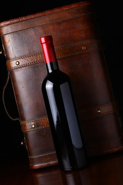 Bottle of red wine — Stock Photo, Image