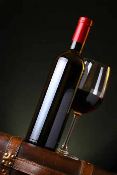 Bottle of red wine — Stock Photo, Image