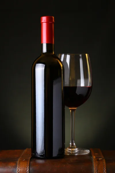 Bottle of red wine — Stock Photo, Image