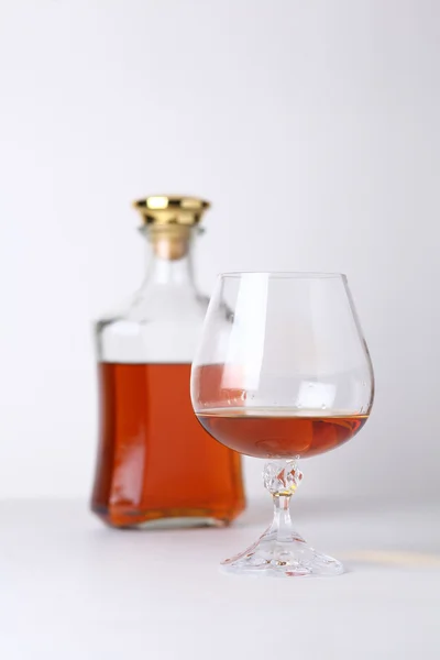 Glass of brandy — Stock Photo, Image