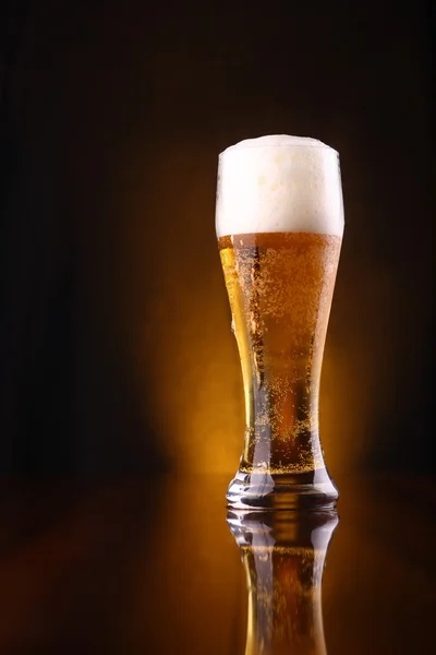 軽ビールのグラス — ストック写真