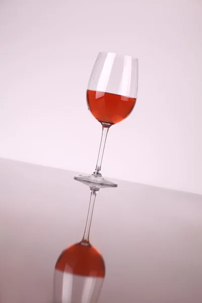 Glass of rose wine — Stock Photo, Image