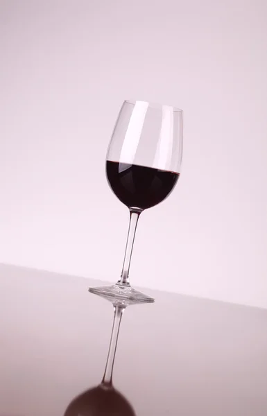 Glas Rotwein — Stockfoto