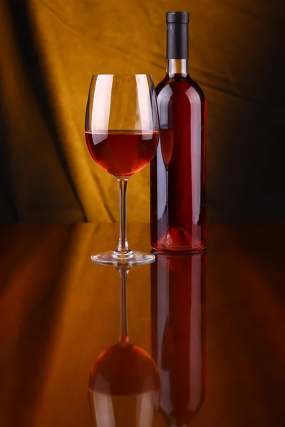 Verre de vin de rose — Photo