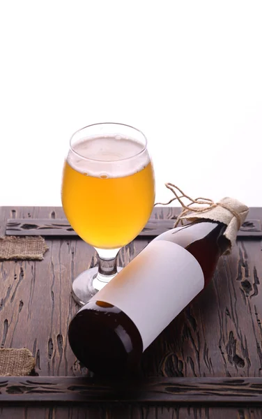 Bottle of craft beer — Stock Photo, Image