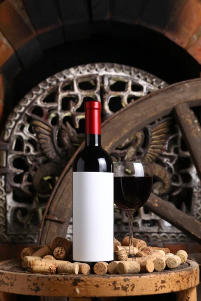 Vintage rode wijn — Stockfoto
