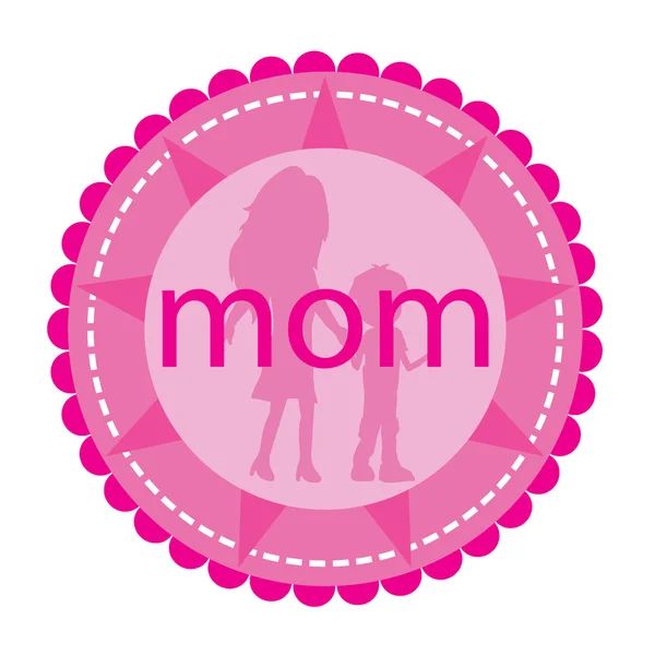 Maminka odznak — Stockový vektor