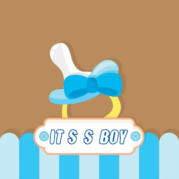 Baby boy background — Stock Vector