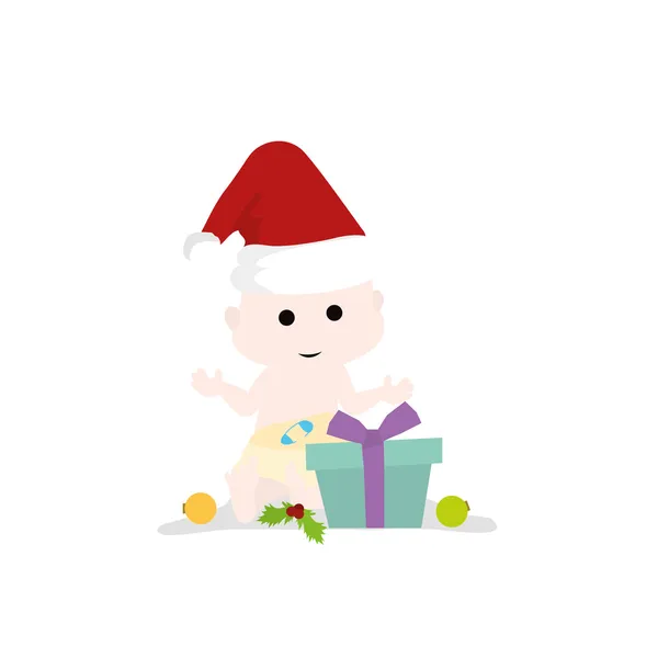Dziecko Boże Narodzenie — Wektor stockowy