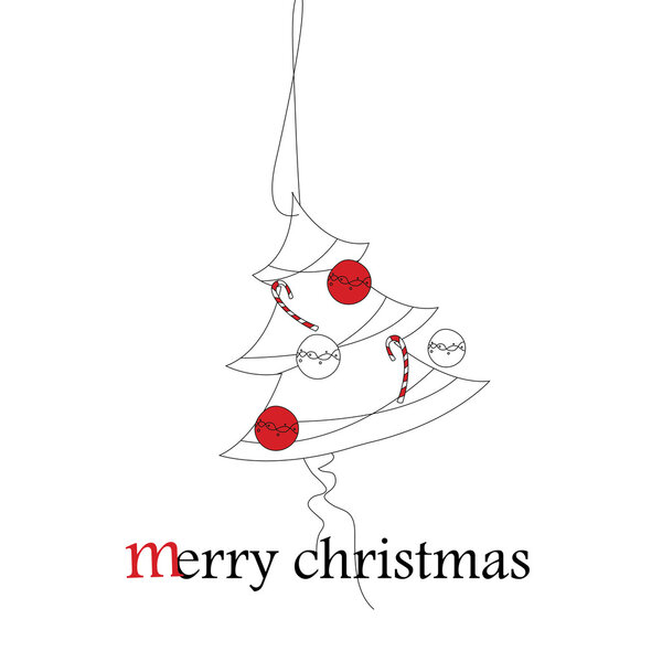 hanging christmas tree