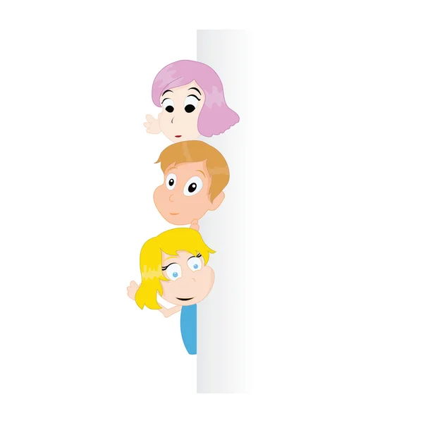 Cartoon kinderen — Stockvector