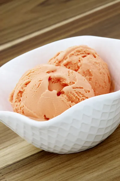 Delicioso sorvete de abóbora sazonal — Fotografia de Stock