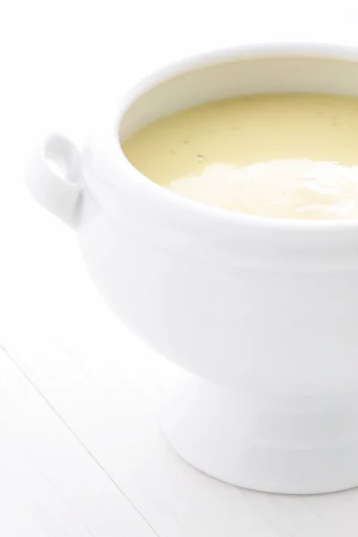 Vynikající francouzský kukuřičná polévka — Stock fotografie