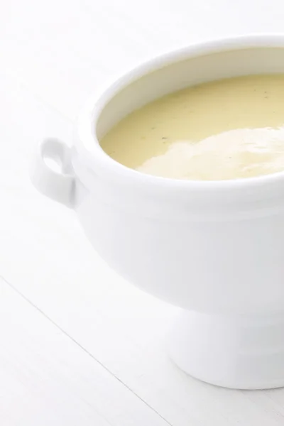 Вкусный французский кукурузный суп — стоковое фото