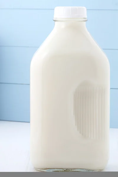 Half gallon milk bottle — Stock Photo, Image