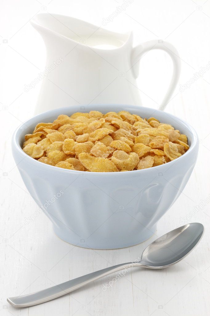 delicious corn flake breakfast