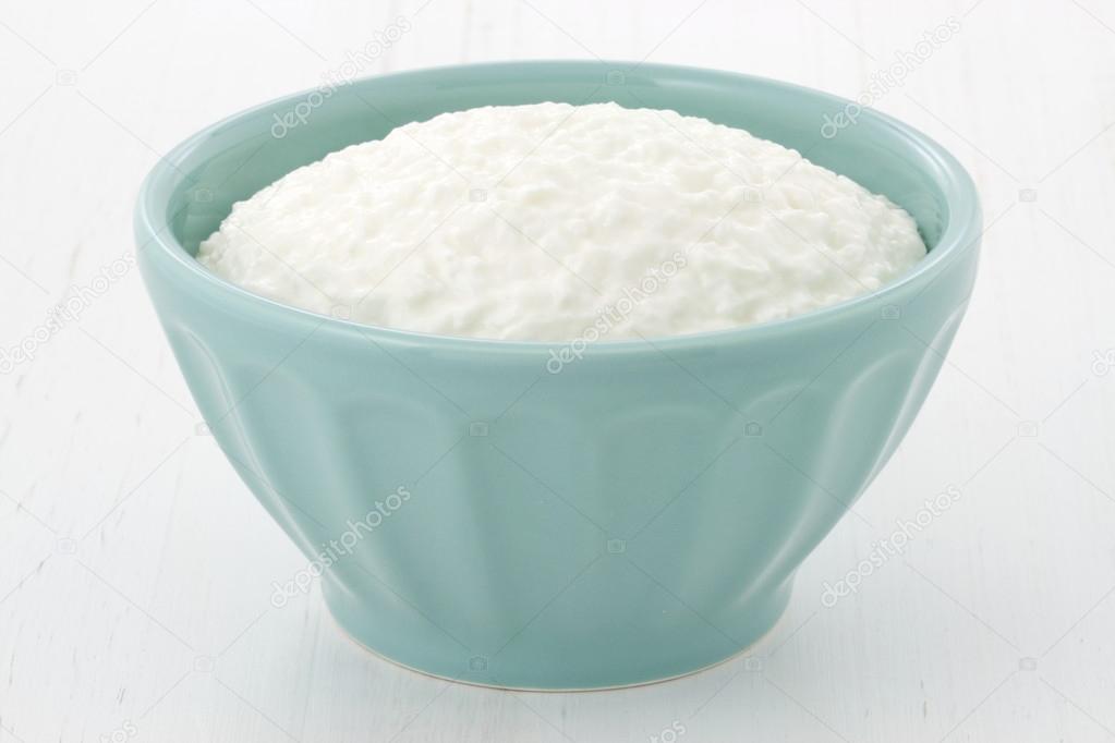 Delicious fresh and healthy cottage cheese