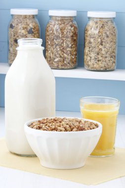 lezzetli sağlıklı tahıl Kahvaltı
