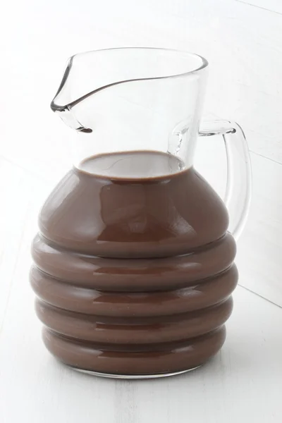 Chocolate milk jar — Stock Photo, Image