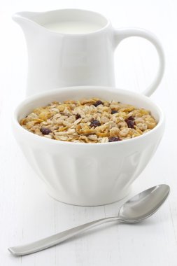 lezzetli ve sağlıklı müsli tahıl