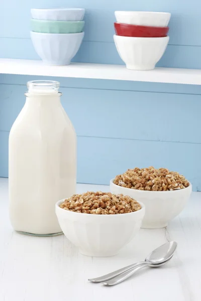Delicious healthy crunchy cereal — Stock Photo, Image