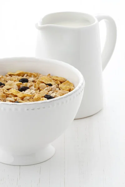 Deliziosi e sani cereali muesli — Foto Stock