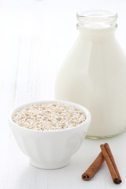 sağlıklı ve lezzetli yulaf ezmesi malzemeler