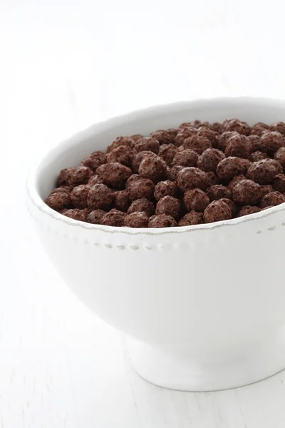 Delicious healthy kids chocolate cereal — Stock Photo, Image