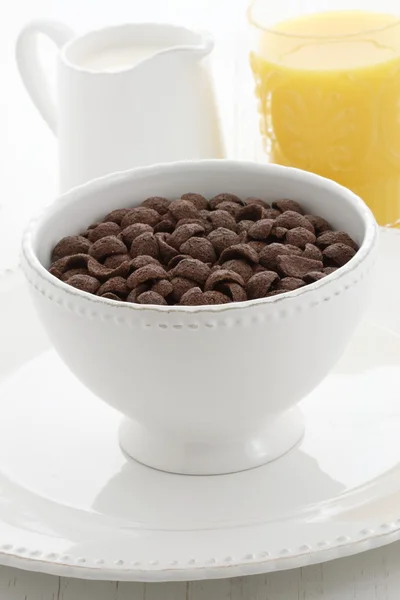 Delicious cocoa cereal — Stock Photo, Image