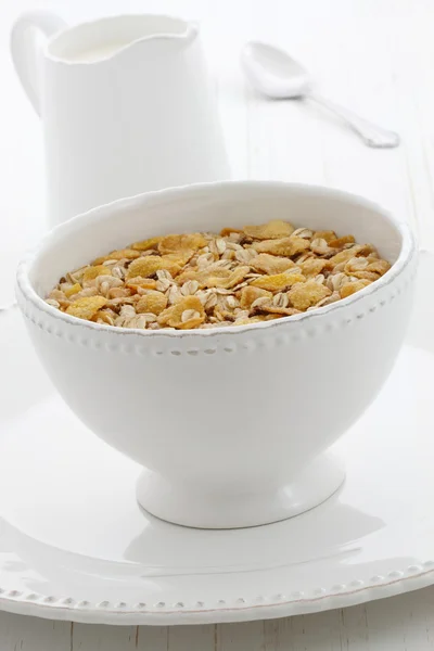 Delicious and healthy muesli cereal Stock Photo