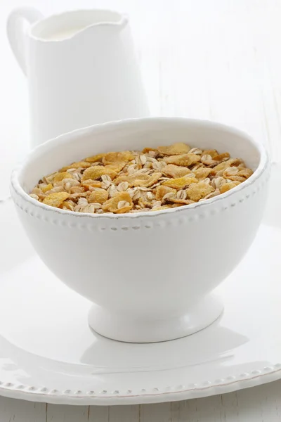 Delicious and healthy granola cereal Royalty Free Stock Images