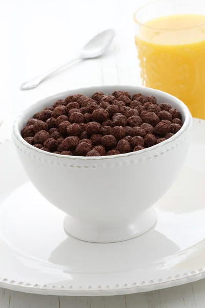 Delicious cocoa cereal — Stock Photo, Image