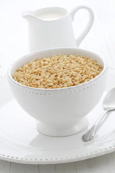 Delicious and healthy crisped rice cereal — Stock Photo, Image