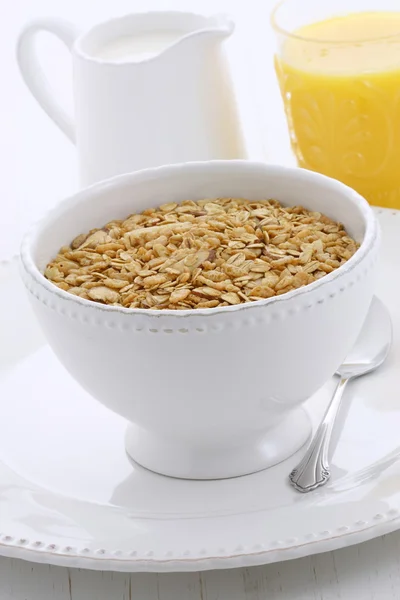 Delicioso y saludable cereal de granola — Foto de Stock
