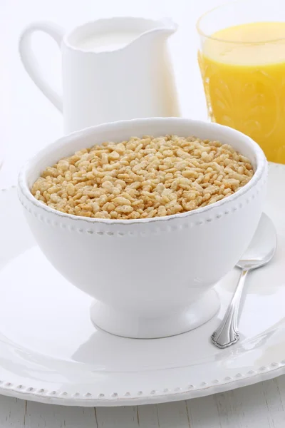 Delicioso y saludable cereal de arroz crujiente — Foto de Stock