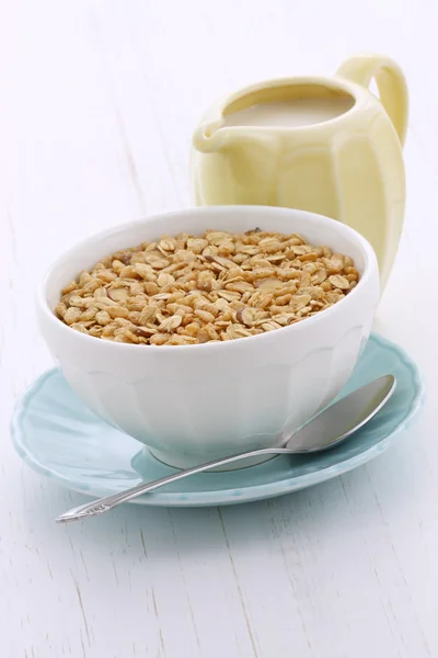 Cereali di granola deliziosi e sani — Foto Stock