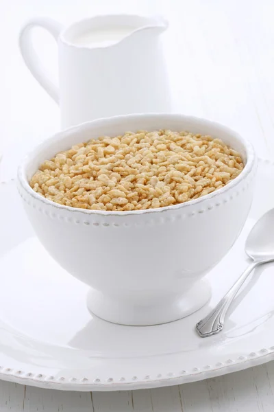 Cereali di riso croccante deliziosi e sani — Foto Stock