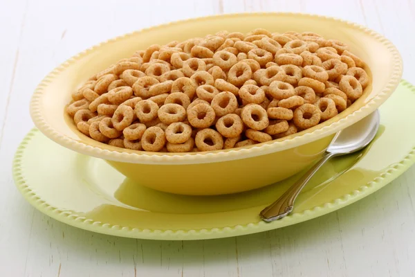 Delicious and healthy honey nuts cereal — Stock Photo, Image