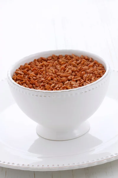 Pyszny ryż powiędłych szedł czekolada zbóż — Zdjęcie stockowe